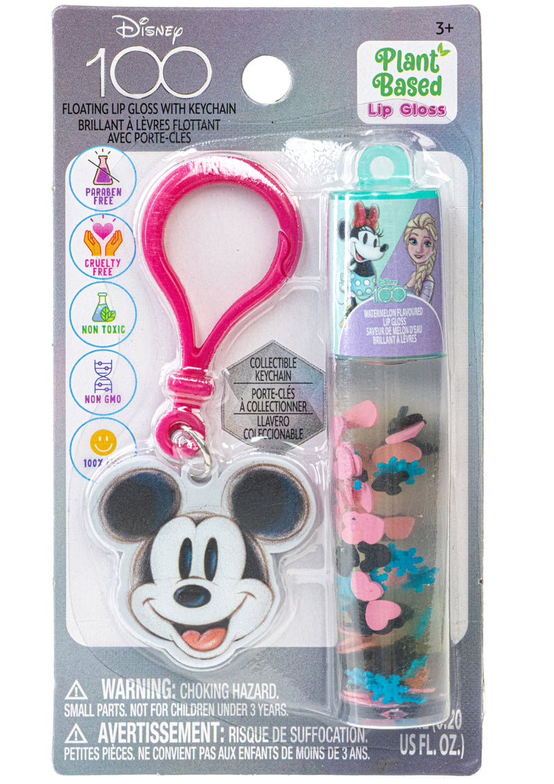100 Lip Gloss with Mickey Mouse Keychain