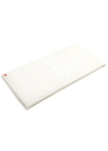 Medical Grade Hypoallergenic Cot Mattress Topper with Cover - White / 120X60CM