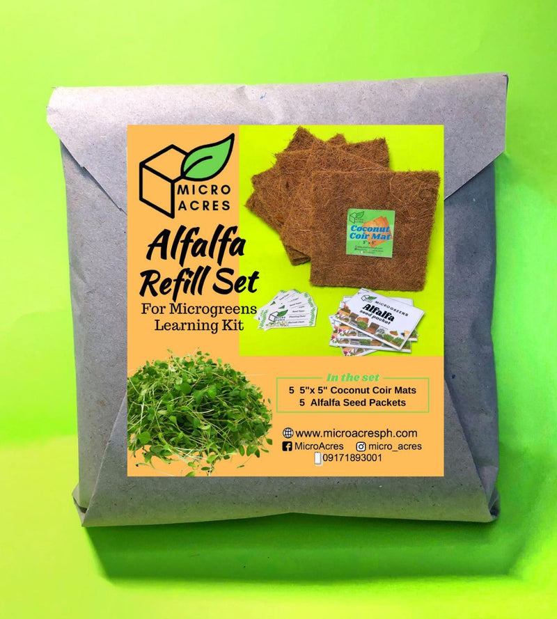 Alfalfa Refill Set for Microgreens Learning Kit