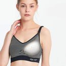 Ultralight Antibacterial Seamless Nursing Bra in Stripes