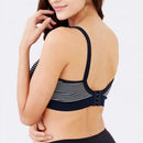 Ultralight Antibacterial Seamless Nursing Bra in Stripes