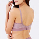 Ultralight Antibacterial Seamless Nursing Bra in Stripes