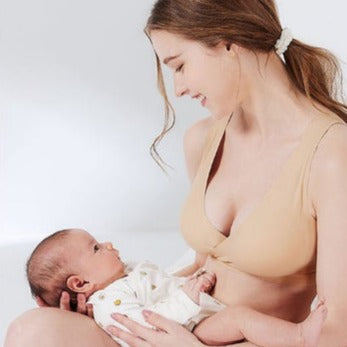 Mamaway Silky Crossover Nursing Maternity Wireless Bra, Smooth, Soft,  Cooling, No Buckle, No Show for Sleeping Breastfeeding Green at   Women's Clothing store