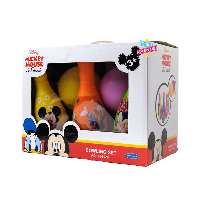 Disney Mickey Mouse Pins & Strikes Bowling Set