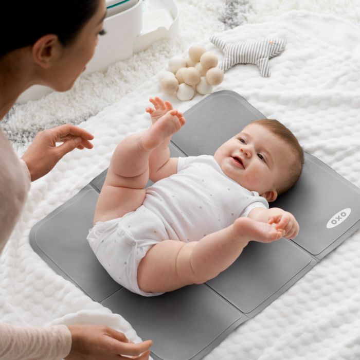 Diaper Caddy with Changing Mat