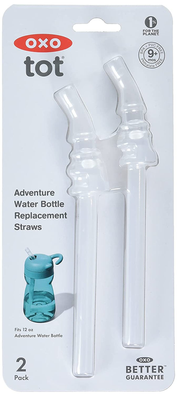 2-pc Water Bottle Replacement Straw Set