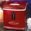 Retro Series Ice Maker Metallic Red