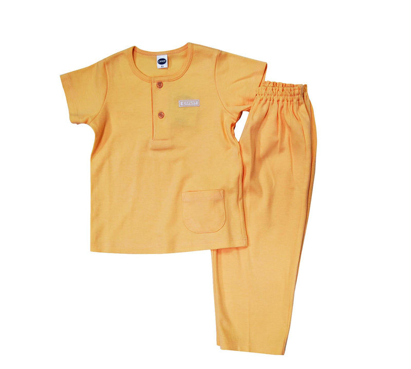 Short-Sleeved Boy's Pajama Set
