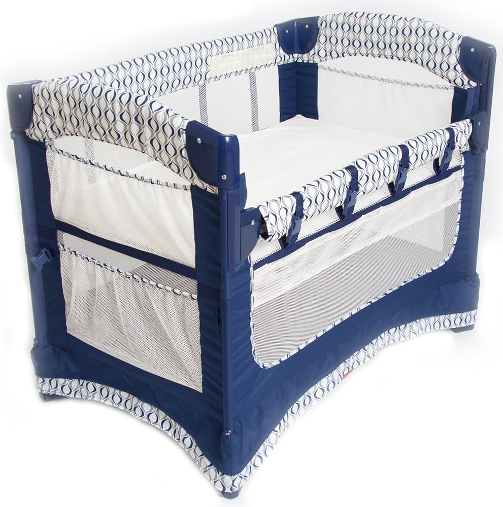 Mini Ezee Arm's Reach Mini Mattress Baby Bassinet Co Sleeper