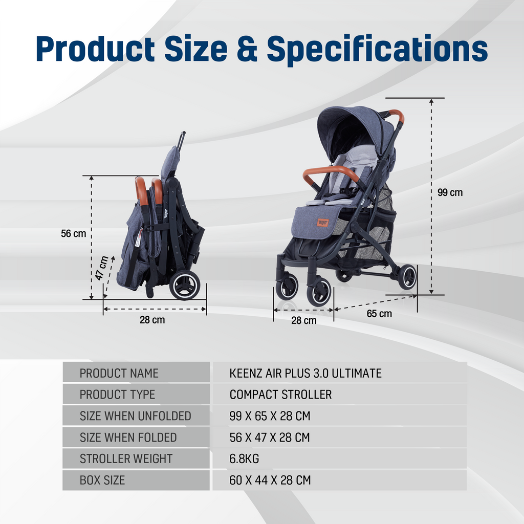 Air canada stroller dimensions deals