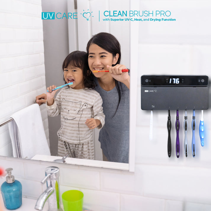 Clean Brush Pro 3-in-1 UV-C Toothbrush Sterilizer