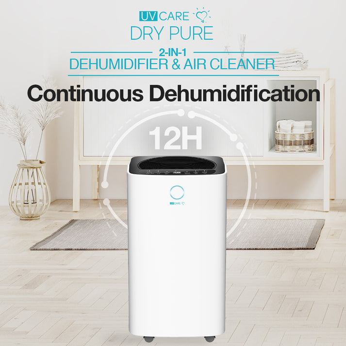 UV Care Dry Pure 2-in-1 Dehumidifier & Air Cleaner