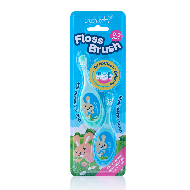 Bobbie Flossbrush 0-3yrs (2-pack)