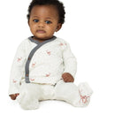 Fawn Collection Kimono and Footed Pant Set