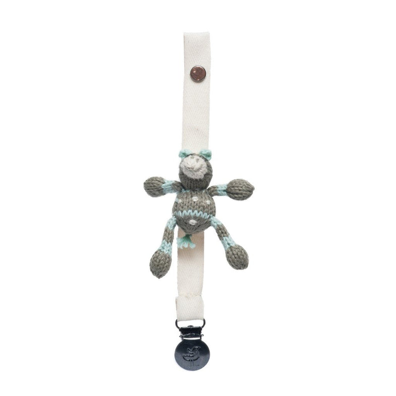 Safari Collection Rattle Pacifier Holder Ami the Giraffe