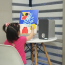 Desk Air Purifier w/ Medical Grade H13 HEPA Filter & ViruX Patented Technology (Instantly Kills SARS-CoV-2)