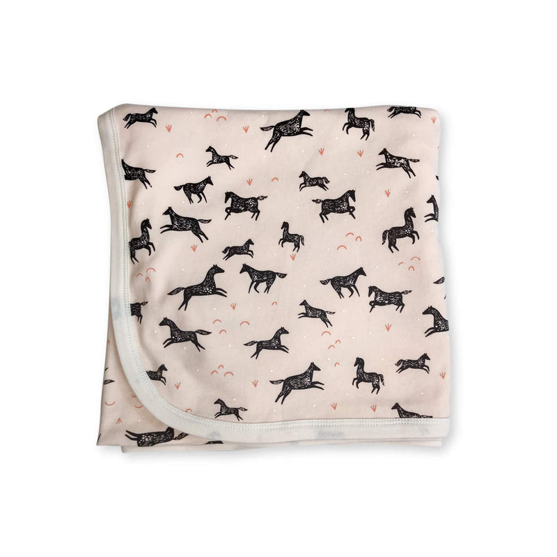 Swaddle Blanket - Wild Horses