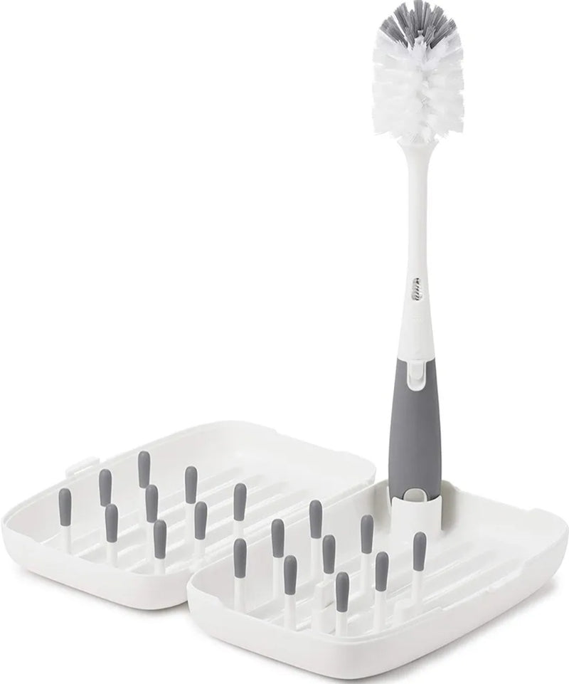 On-The-Go Drying Rack & Bottle Brush