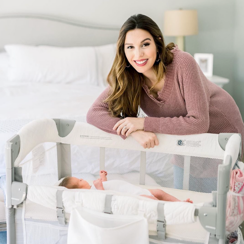 Mini ezee bedside sales crib