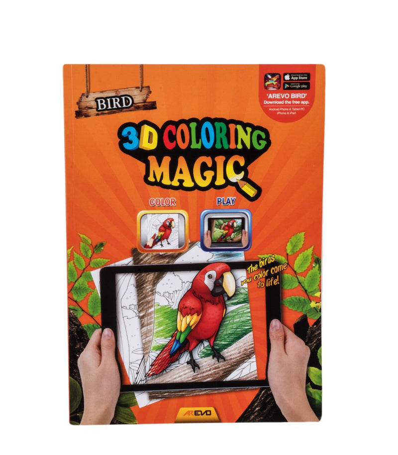 3D Augmented Reality Coloring Magic