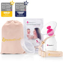 Silicone Milk Catcher with Silicone Stopper and Strap