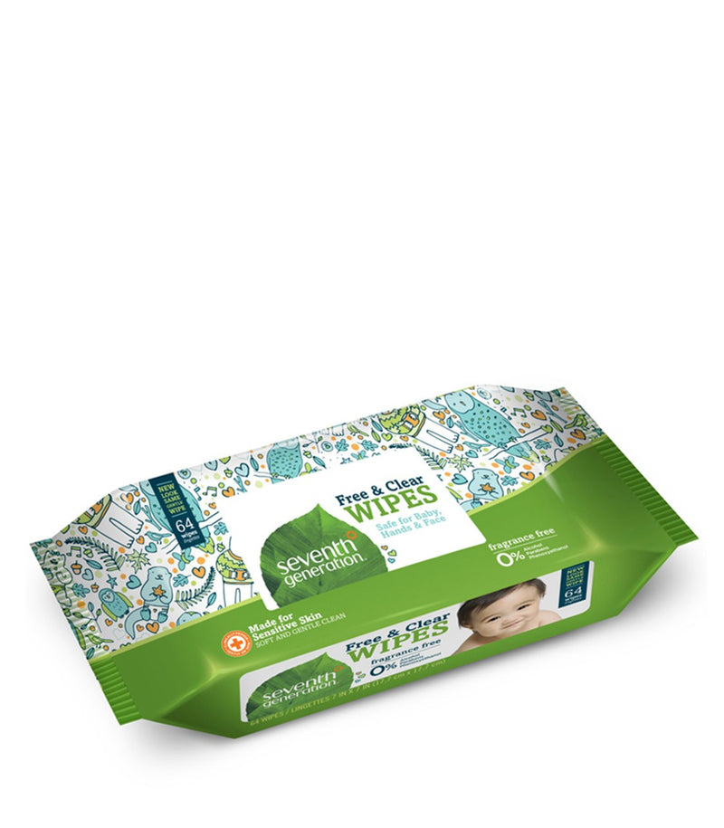 Baby Wipes Free & Clear 64ct