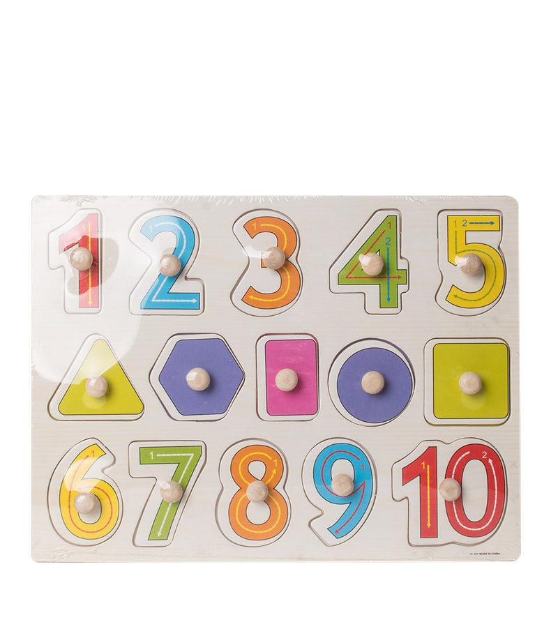 Shapes & Number Stroke Puzzle