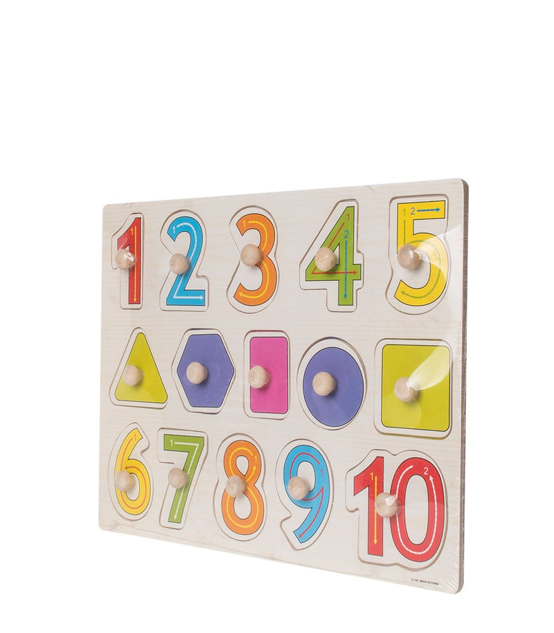 Shapes & Number Stroke Puzzle