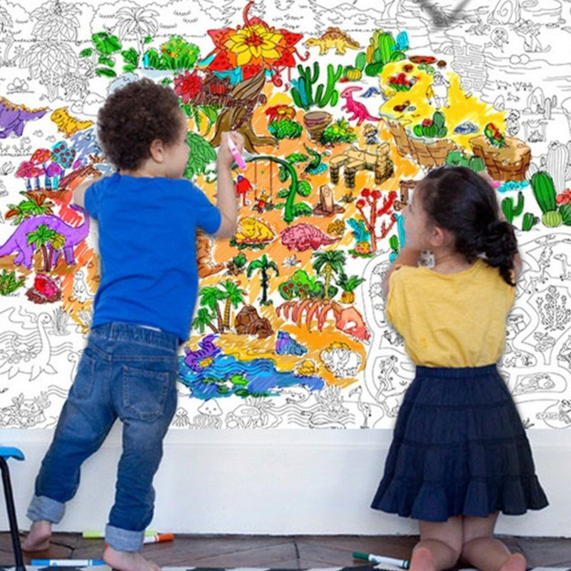 Super Painter Giant Coloring Poster