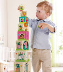 Stacking Cubes Game On the Farm