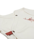 Fawn Collection Long Sleeved Bodysuit in Egret White