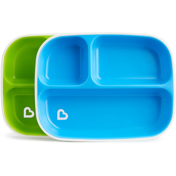 Splash™ Toddler Divided Plates, 2-Pack