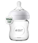 Natural Glass Bottle 4oz 0m+