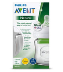 Natural Glass Bottle 4oz 0m+