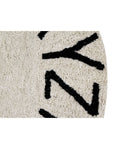 Round ABC Washable Rug