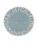 Round ABC Washable Rug