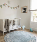 Round ABC Washable Rug