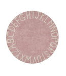 Round ABC Washable Rug