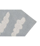 Clouds Grey Washable Rug