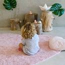 Puffy Love Nude Washable Rug with Cushion