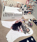 Wings Silhouette Washable Rug