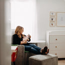 Sierra Swivel Glider With Gliding Ottoman and Side Pocket