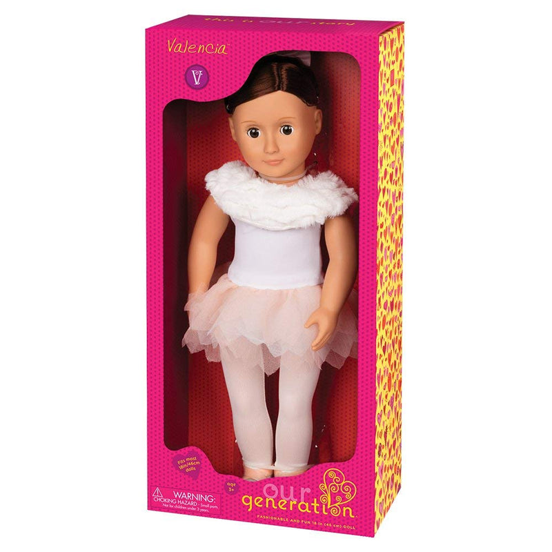 Doll w/ Feathery Ballet Skirt, Valencia