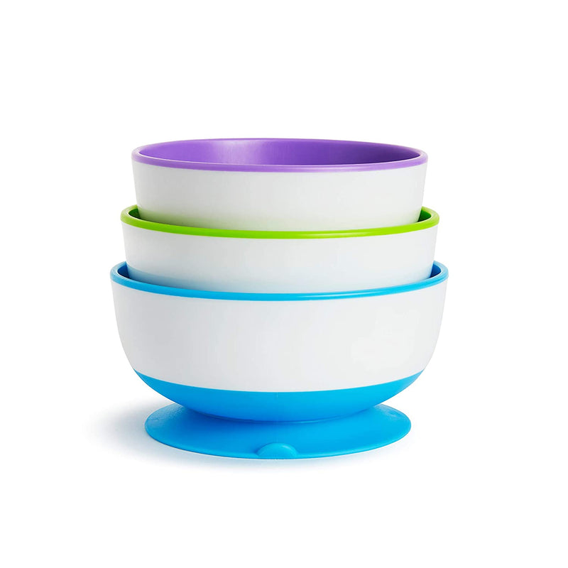 Stay Put™ Suction Bowls, 3-Pack