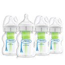 Options+ Wide-Neck PP Bottle, 4-pack