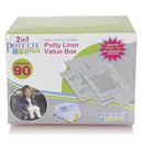 2in1 Potette Plus Disposable Potty Liners, 90pack