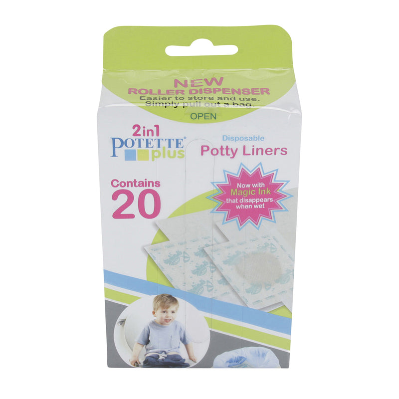 2in1 Potette Plus Disposable Potty Liners, 20pack