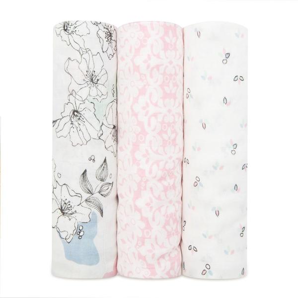 Silky Soft Swaddle 3pack