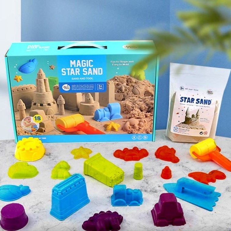 Star Sand Kinetic Play Sand Deluxe Kit