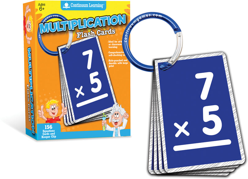 Multiplication Flash Cards - Continuum Learning